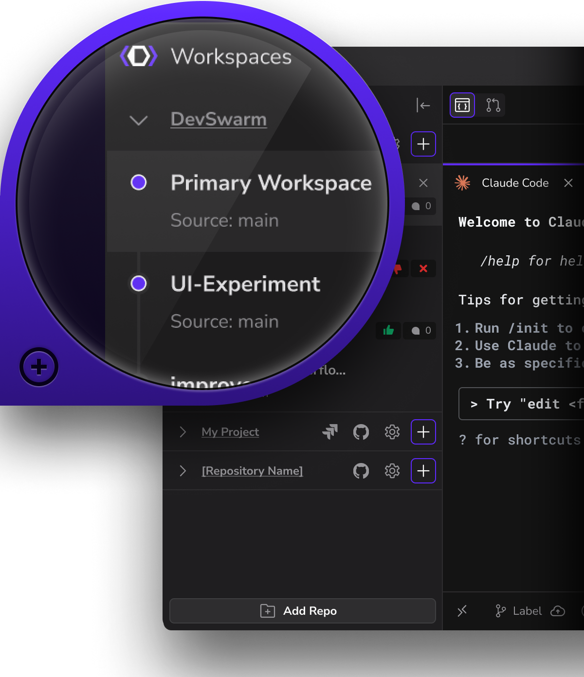 Create your first workspace